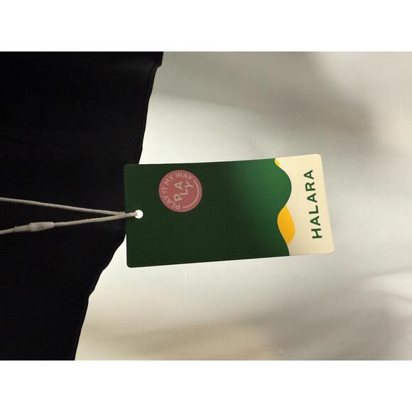 NWT Halara Breezeful High Waist Asymmetric Ruffle Hem 2-in-1 Maxi Skirt Black L - Picture 6 of 10